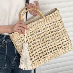 Straw Bag Lovely Small Square Gifts Bag Luxury Cute Crossbody Bags Shoulder Bag